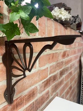2 уголка опоры чугунных кронштейнов для полок