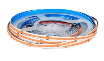 pomarańczowa taśma led cob neon pasek listwa 12V
