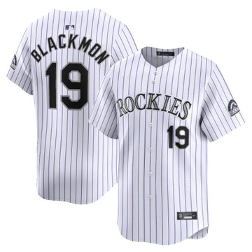 Biała koszulka zawodnika Charlie Blackmon Colorado Rockies Home Limited,