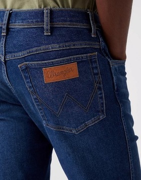 Męskie spodnie jeansowe dopasowane Wrangler TEXAS SLIM W33 L30