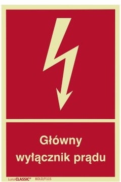 GŁÓWNY WYŁĄCZNIK PRĄDU F115 150X220