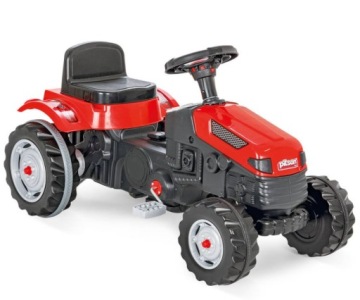 ОГРОМНЫЙ ПЕДАЛЬНЫЙ ТРАКТОР С ПРИЦЕПОМ 143см PILSAN