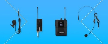 Беспроводной поясной микрофон, приемник P&P с зажимом, 863–865 МГц UHF