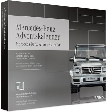 FRANZIS Mercedes Benz G kalendarz adwentowy modelarski zestaw 1:43