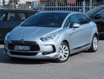 DS 5 Hatchback (Citroen) 2.0 HDi Hybrid4 200KM 2013 Citroen DS5 200 koni Sport 4x4 Masaż Pamięć Skóra Navi Panorama Keyles Ledy