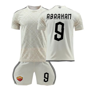 Komplet koszulek piłkarskich A.S. Roma away Nr 9 ABRAHAM