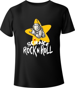 T-shirt "ROCK N ROLL" Czarny XXL