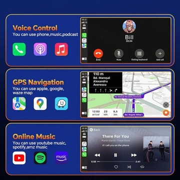 Беспроводной адаптер Carplay 2 в 1 для Apple iOS Android Auto Smart USB Plug