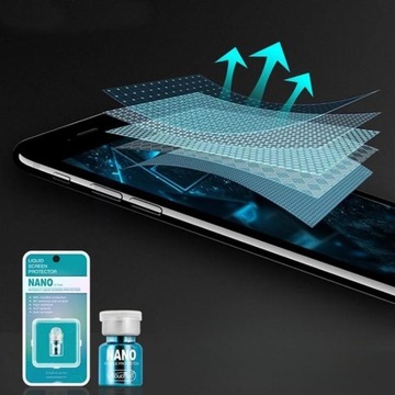 NANO GLASS 9H Жидкая гидрофобная защита 5D для iPhone, Samsung, Galaxy Pro