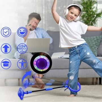 Светящаяся светодиодная скакалка HULA HOP SKIPPER