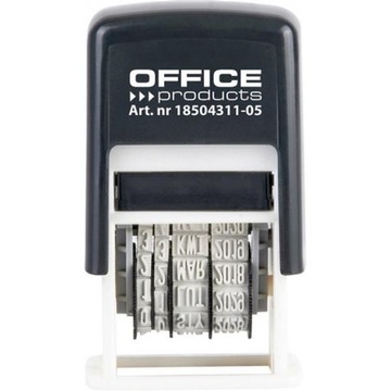 Datownik OFFICE PRODUCTS z tuszem PL czarny