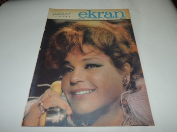 EKRAN 11/1972 S. Signoret, Jerzy Cnota, Jane Fonda