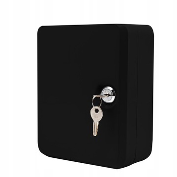 Коробка Шкаф Шкатулка Сейф для ключей с замком, металлический размер XL + 48 подвесок