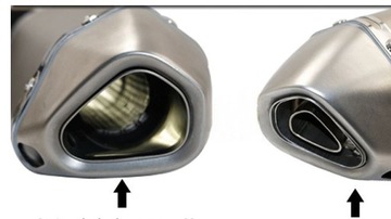 ГЛУШИТЕЛЬ ДЛЯ МОТОЦИКЛА УГЛЕРОДНО-ТИТАНОВАЯ УНИВЕРСАЛЬНАЯ НАКЛЕЙКА Наконечник выхлопной трубы