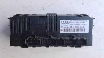 Панель кондиционера Audi A4 B6 8E0820043