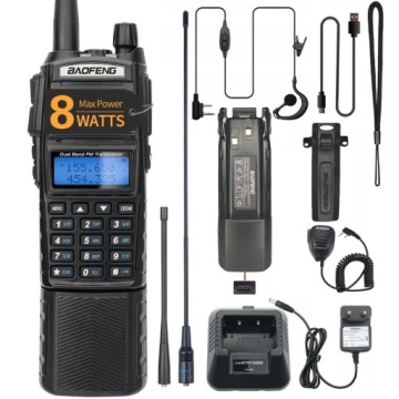 Baofeng UV-82 8W 3800mAh Vysílačka Radiotelefon Walkie Talkie Skener