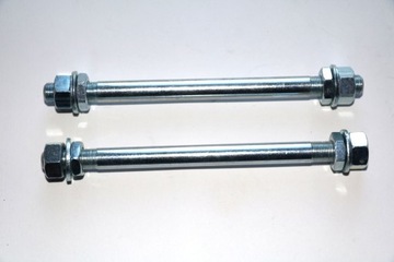 Ось КОЛЕСА ПЕРЕДНЯЯ ЗАДНЯЯ ДЛЯ МОТОЦИКЛА + 4 ПОДШИПНИКА