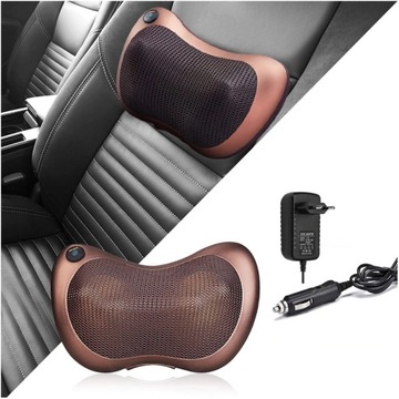 ПОДУШКА-МАССАЖЕР ШИАЦУ ДЛЯ МАССАЖА ШЕИ, СПИНЫ, ТЕЛА