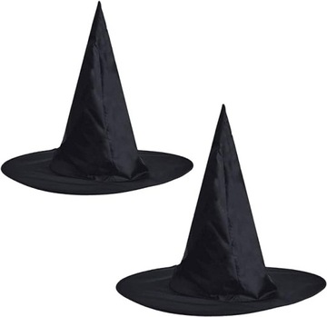 MIVAIUN 2 szt kapelusz czarownicy na Halloween, czarny kapelusz czarownicy