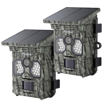 Fotopułapka IR Solarna Kamera Leśna Myśliwska 4K 48Mpx WIFI POLSKIE MENU x2