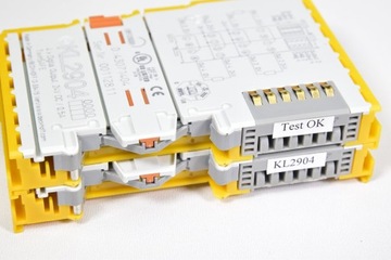 BECKHOFF KL2904, TwinSAFE, шинный терминал, 4-канальный цифровой выход, 24 В DC