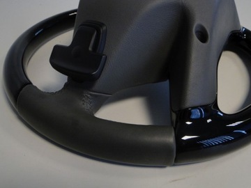 MERCEDES S W221 221 CL 216 FACELIFT VOLANT VYHŘÍVANÁ ŠEDÉ DŘEVO KŮŽE