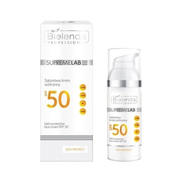 KREM Ochronny Spf50 Bielenda Sun Protect - Wysoka Ochrona Uva/uvb/hev
