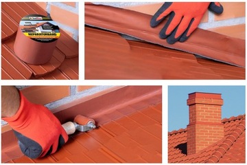 БУТИЛОВАЯ КРОВЕЛЬНАЯ ЛЕНТА КИРПИЧ КИРПИЧ 10м 300мм