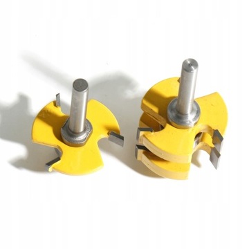 Набор пазов, шпунтов и пазов, фреза по дереву 8мм.