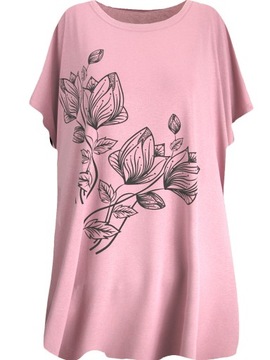 Dłuższa bluzka tunika PLUS SIZE 5XL/6XL 50/52
