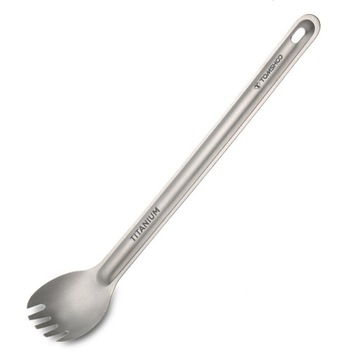 TOMSHOO Tytanowy długi uchwyt Spork Outdoor
