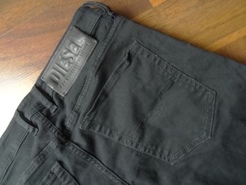 SPODNIE JEANSOWE DIESEL SLEENKER STRETCH SKINNY r.W30/30 BDB