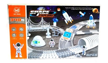 КОСМИЧЕСКИЙ ГОНОЧНЫЙ ТРЕК TRAY CAR 348 ЭЛЕМЕНТОВ XXL САМЫЙ БОЛЬШОЙ