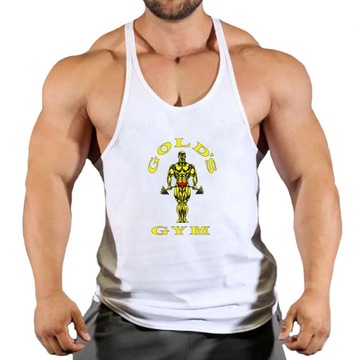 Tank Top Golds na siłownię biała M
