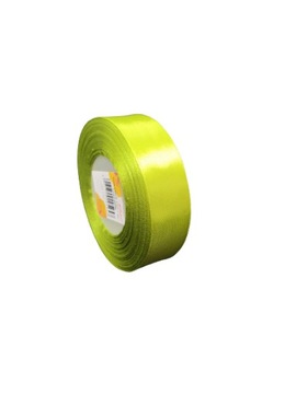 WSTĄŻKA TASIEMKA SATYNOWA 25mm x 32m JASNOZIELONA