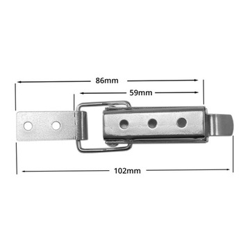 ZAPINKA DO JACHTU KANDAHAR 102mm NA KŁÓDKĘ - 05007
