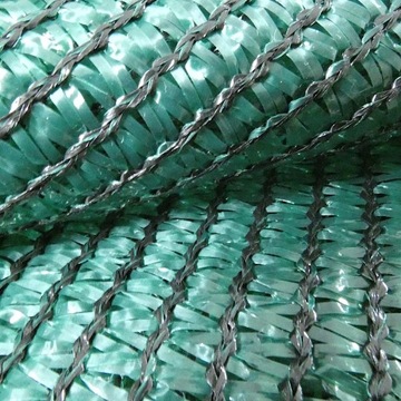 Затеняющая сетка для забора 70г 1,5х10м, маскирующая зеленая