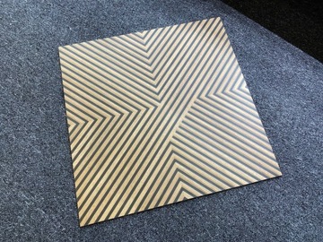 Gres płytka dekoracyjna drewno 3d beige 60x60