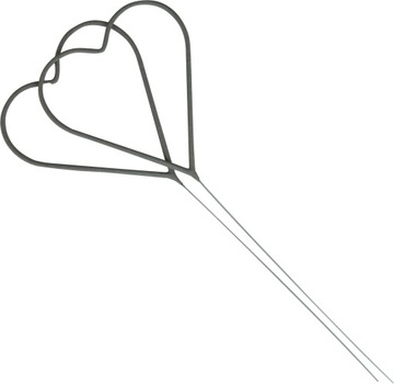 ХОЛОДНЫЕ ИСКРЫ БОЛЬШИЕ СЕРДЦА 40см! 2шт СВАДЬБА НА ДЕНЬ СВЯТОГО ВАЛЕНТИНА