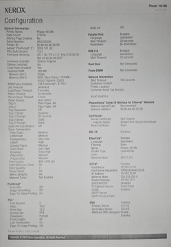 Лазерный принтер XEROX PHASER 4510N