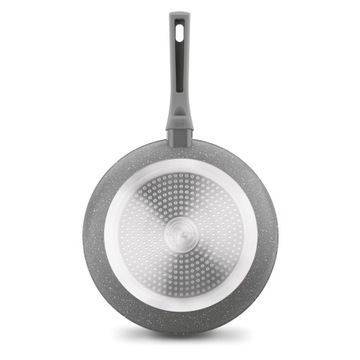 3X Гранитная кастрюля Индукционный набор сковороды без палки 20/24/28 Серых Мрамор