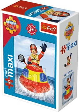 Puzzle Trefl Strażak Sam 20 el. mini Strażak Sam Zawsze na służbie 21006