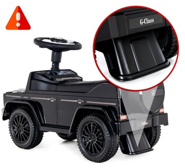 BIG RIDE ON авто АВТО толкатель MERCEDES G-CLASS ходунки ЗВУКИ багажник