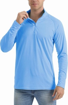 Męska koszulka z długim rękawem. Bluza chroniąca przed promieniowaniem UV