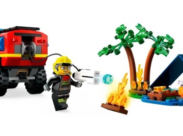 LEGO Klocki City 60412 Внедорожная пожарная машина с