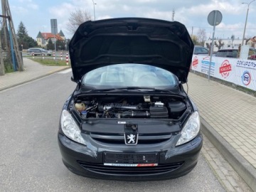 Peugeot 307 I Cabrio 2.0 16V 136KM 2004 Peugeot 307 CC CABRIOLET HARDTOP JASNE SKORY GRZANE FOTELE KLIMATYZACJA CZ, zdjęcie 22