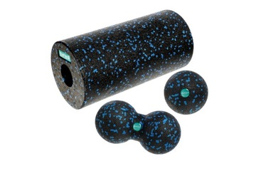 Roller piłka duoball do masażu zestaw piankowy 3el
