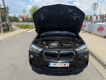 BMW X1 F48 Crossover sDrive18i 136KM 2016 BMW X1 MPAKIET ALCANTARA HEADUP NAWIGACJA GRZANE FOTELE EL.KLAPA SERWISOWA, zdjęcie 24