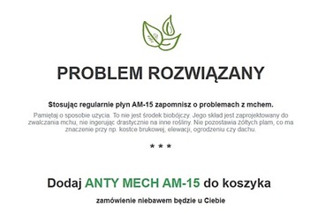 Anty mech LAUR AM15 Płyn do usuwania mchu 1L promo