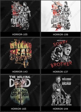 koszulka z nadrukiem vintage super prezent halloween horror różneWZORY